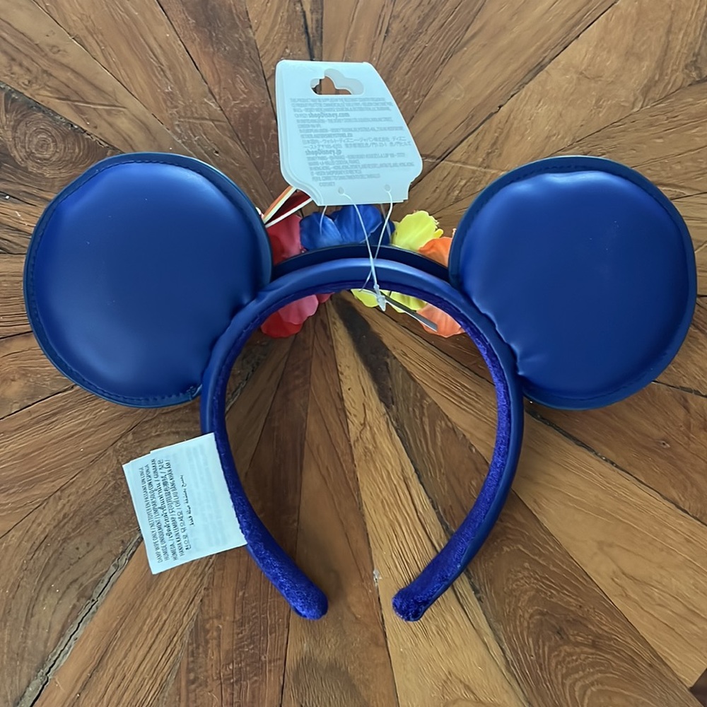 Disney Encanto themed mouse ears headband featuring fabric flowers New - Picture 10 of 10